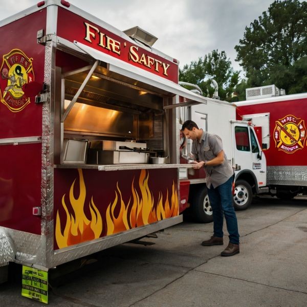 bezpieczeństwo pożarowe foodtrucków