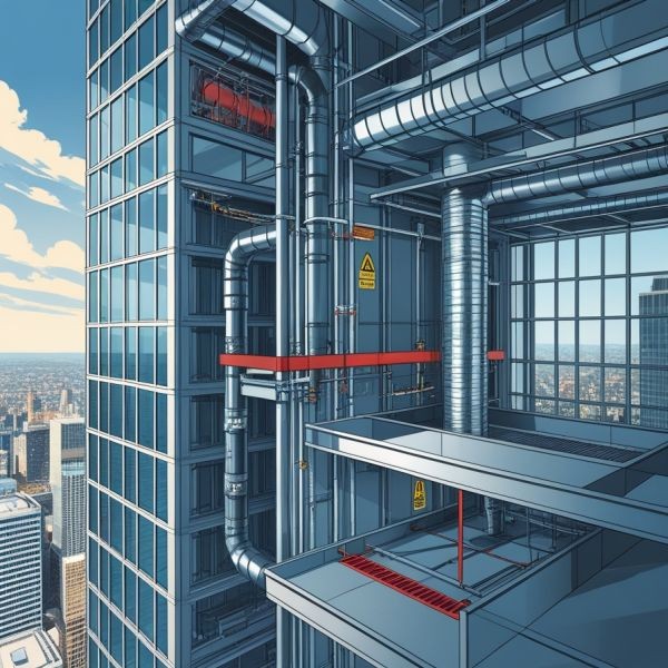 wentylacja pożarowa w wysokich budynkach