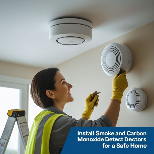 czujników dymu i tlenku węgla