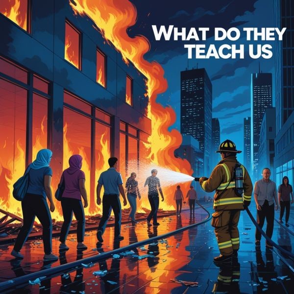 pożary w biurowcach