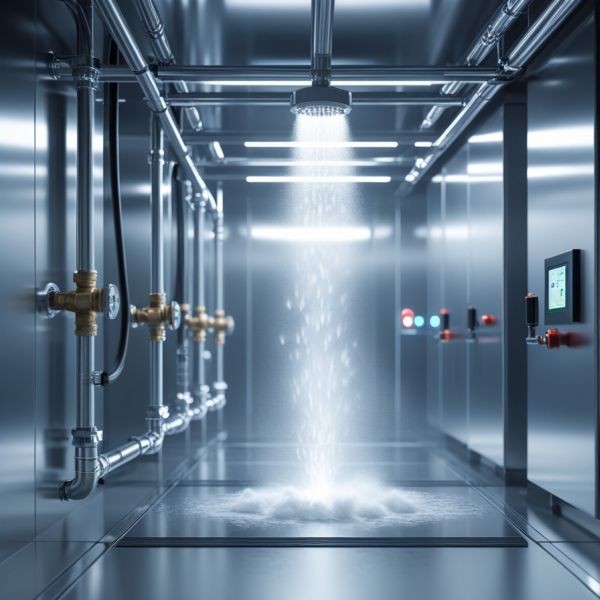 gaszenie pożarów mgłą wodną