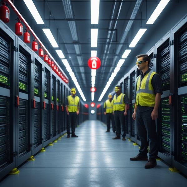 montaż wentylacji pożarowej w centrach danych