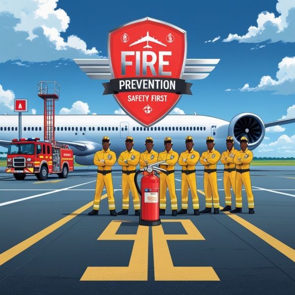 ppoż na lotniskach
