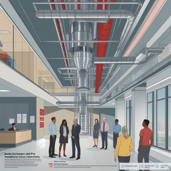 systemy oddymiania i wentylacja pożarowa