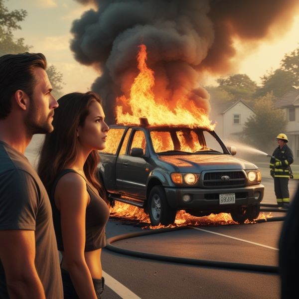 pożary samochodów