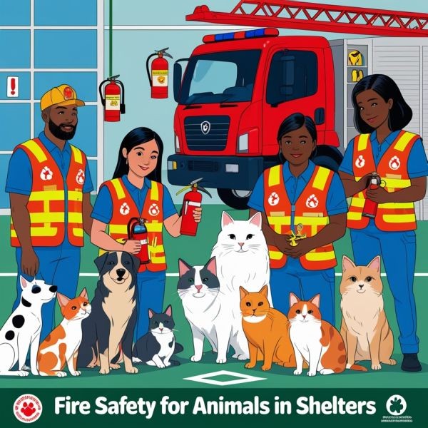 bezpieczeństwo pożarowe w schroniskach dla zwierząt